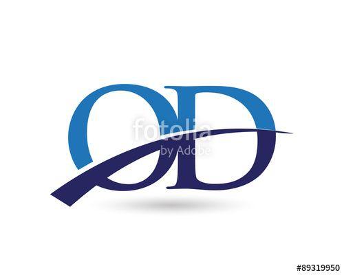 Od Logo - OD Logo Letter Swoosh