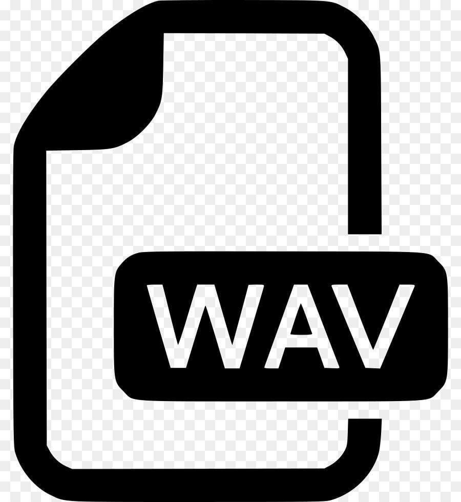 WAV Logo - Commaseparated Values Black png download