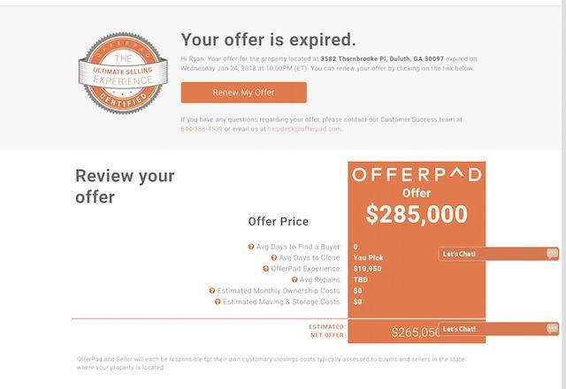 Offerpad Logo - Offerpad | A Fair Selling Experience? Reviews, 7% Offer pad Fees ...