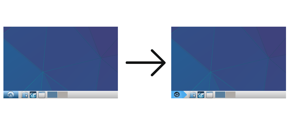 Lubuntu Logo - Please renew the ugly LXDE menu icon