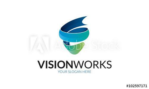 Visionworks Logo - Vision Works Logo - Buy this stock vector and explore similar ...