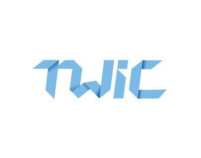 Twic Logo - TWIC Folded Paper Logo Design