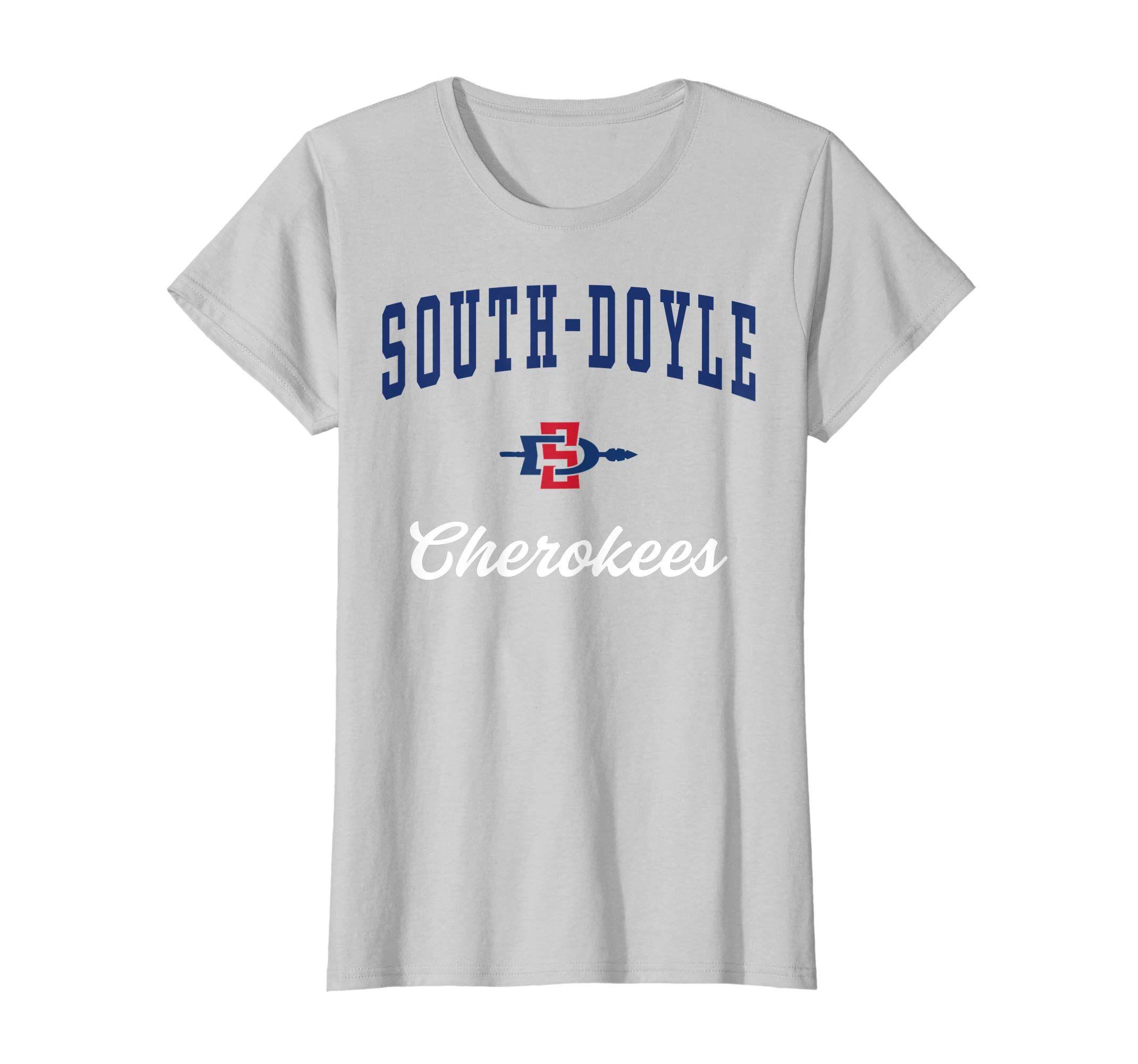 South-Doyle Logo - South Doyle High School Cherokees T Shirt C3: Clothing