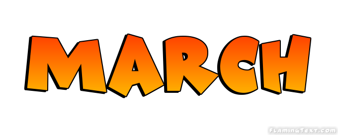 March Logo - March Logo. Free Logo Design Tool from Flaming Text