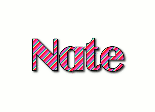 Nate Logo - Nate Logo | Free Name Design Tool from Flaming Text