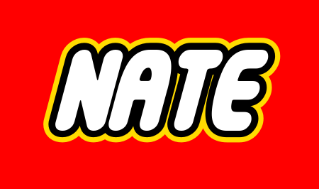 Nate Logo - Lego Logo | Festisite | Nate's bday | Logos, Logo maker, Lego