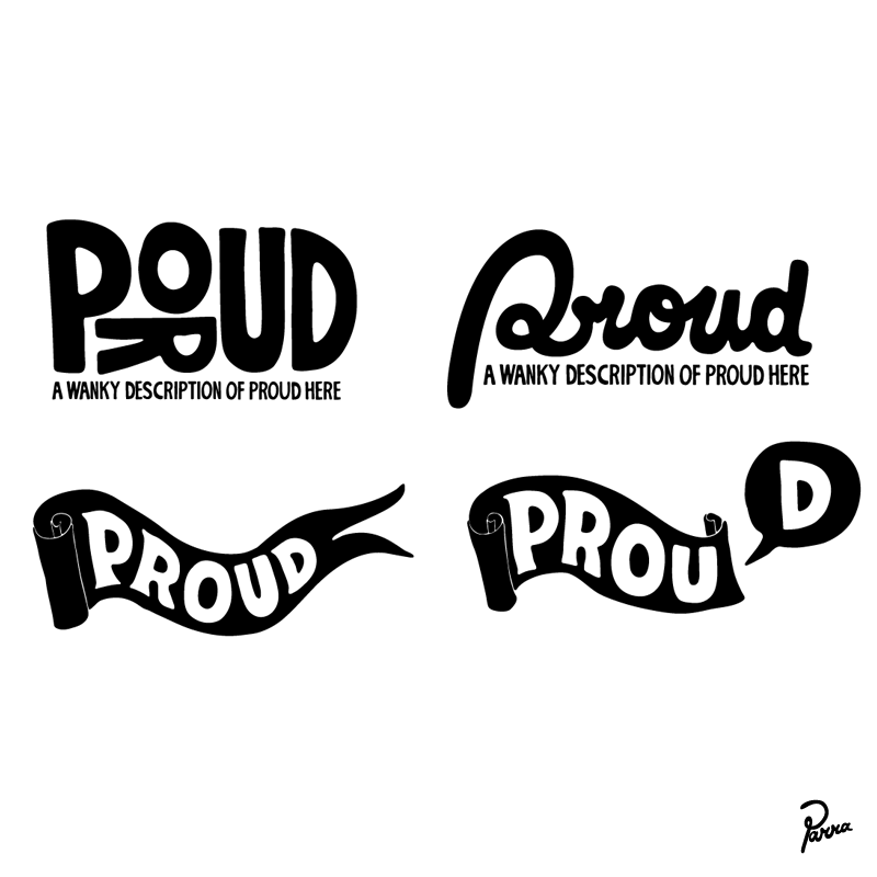 Proud Logo - Proud X Parra - Proud Creative