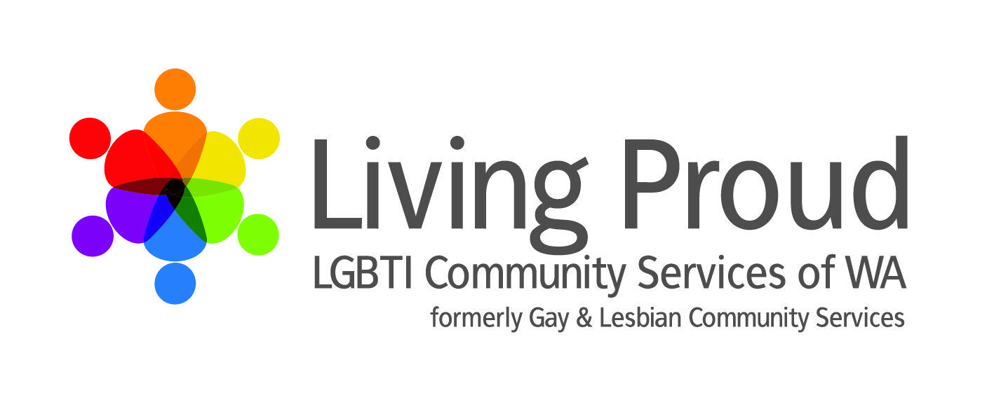 Proud Logo - living proud logo of WA