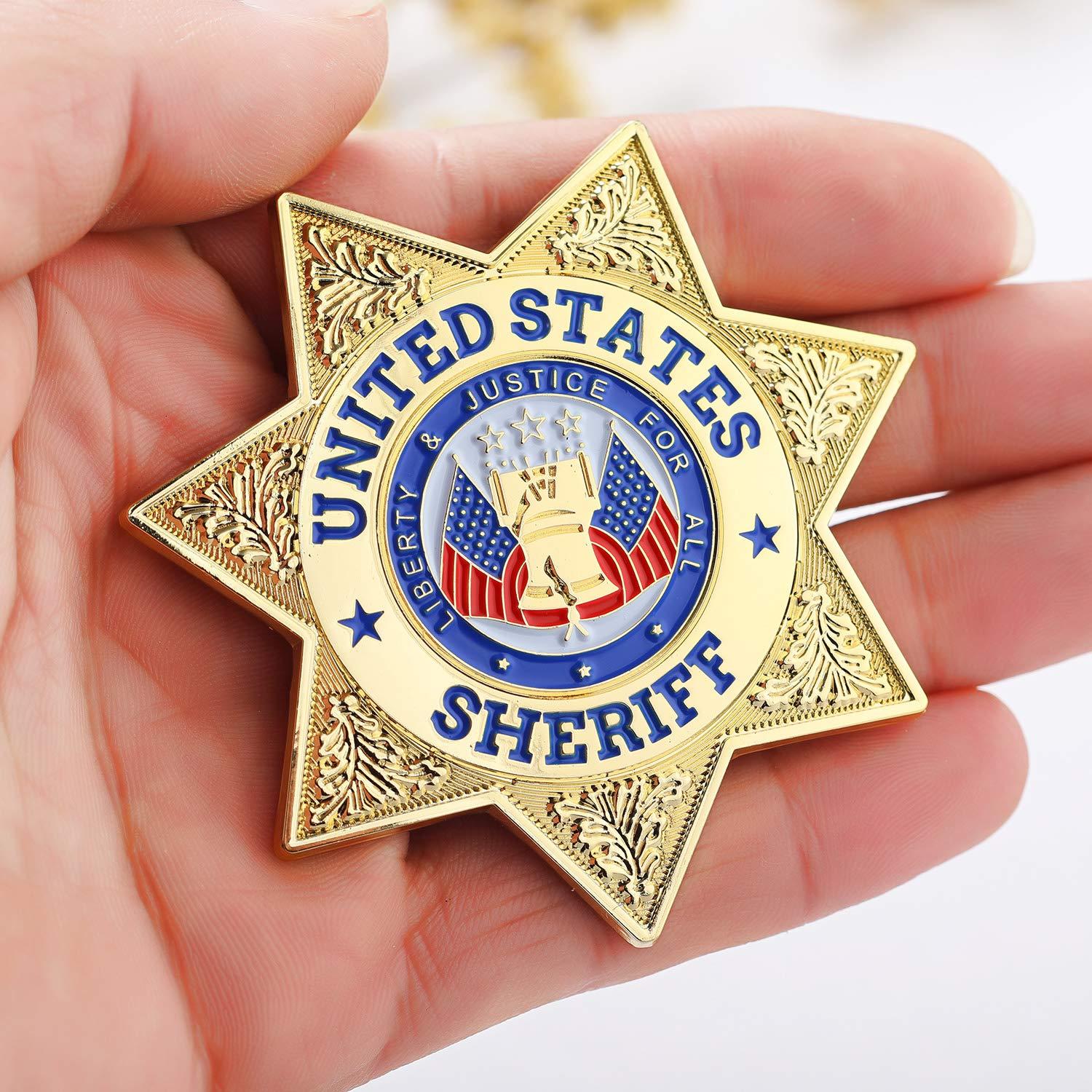 Ronshen Logo - Amazon.com: RONSHEN Sheriff Badge, Toy for Kids Cosplay and Costumes ...