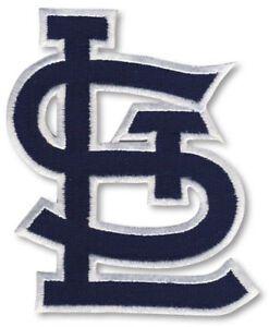 STL Logo - Details about St. Louis Cardinals 'STL' Letter Script Hat Logo Blue Patch  Jersey MLB Emblem