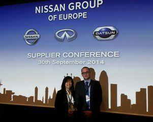 Edscha Logo - Edscha: Nissan presents the Quality Award to Edscha