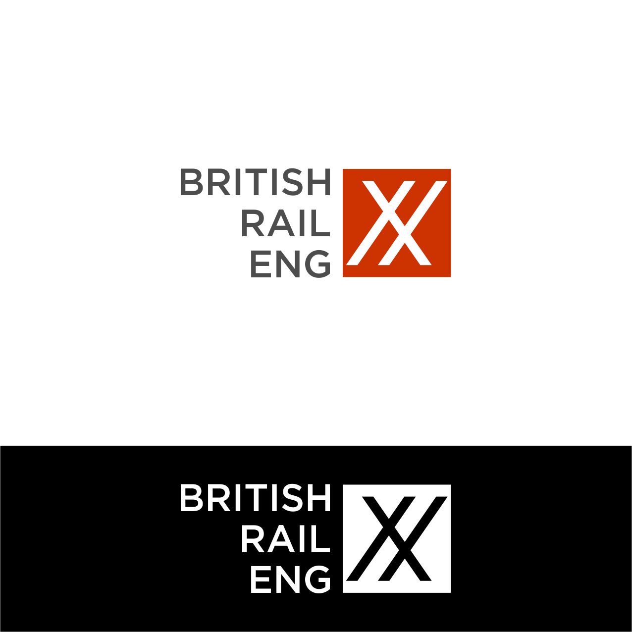 Eng Logo - Elegant, Playful Logo Design for British Rail Engineering or British