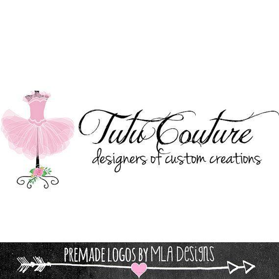 Tutu Logo - Tutu Couture Logo Design Tutu Logo Custom Logo door MLAdesigns