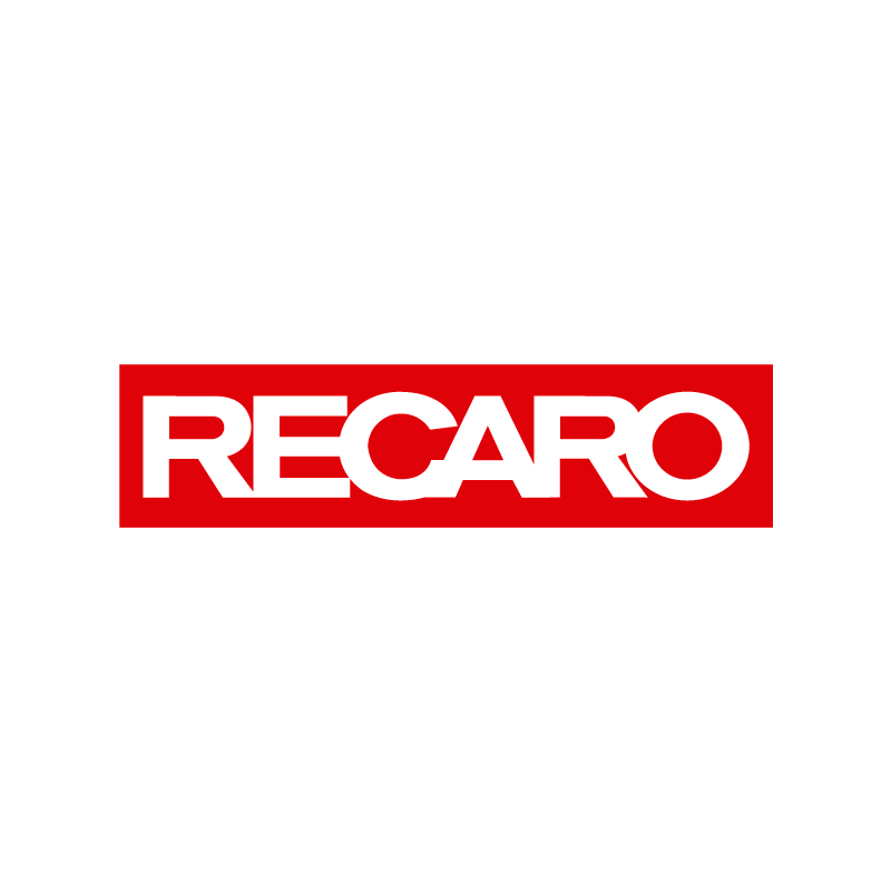 Recaro Logo - Adhesivo Recaro logo rectangular impreso