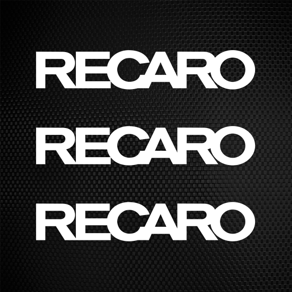 Recaro Logo - Simple color vinyl Recaro Logo | Stickers Factory