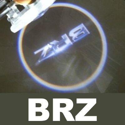 BRZ Logo - 2Pcs/lot LED Logo Car Door Welcome Lights Warning Lights Laser Projector  Ghost Shadow Lights For Subaru BRZ Logo Car Styling
