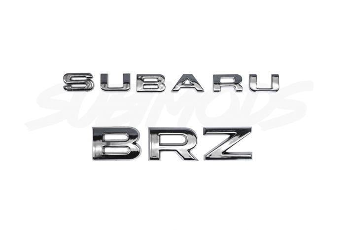 BRZ Logo - Molded Innovations Subaru BRZ Emblem Glossy Black 2013 2017 BRZ