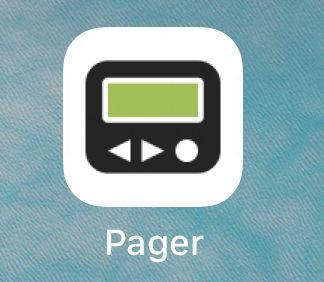 Pager Logo - Pager App for iPhone Information