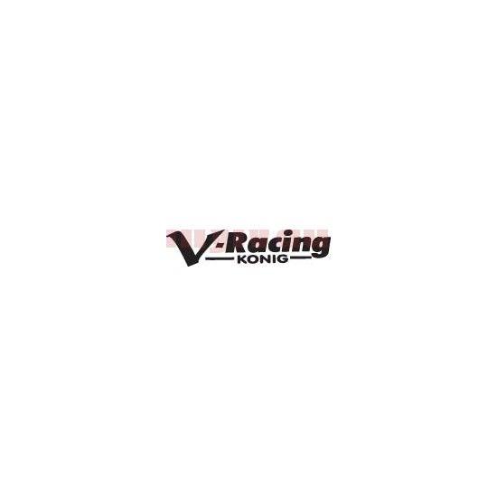 Konig Logo - V RACING KONIG Logo Vinyl Car Decal - Vinyl Vault