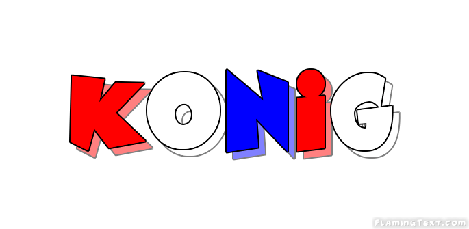 Konig Logo - United States of America Logo. Free Logo Design Tool from Flaming Text