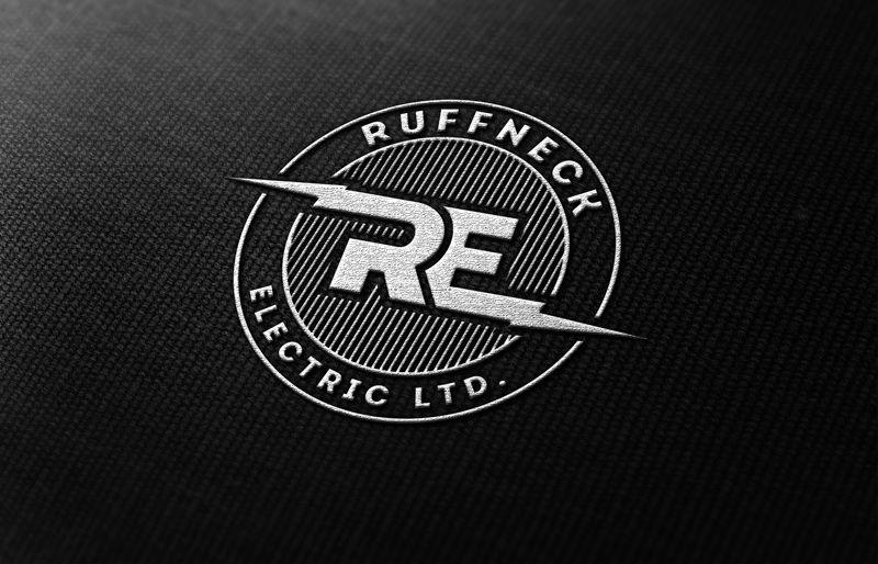 Necr Logo - Ruffneck Electric. CASEY GUENTHER DESIGNS. Graphic Design, Signs