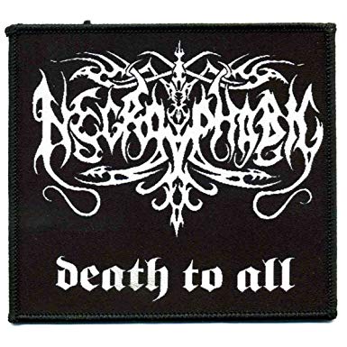 Necr Logo - Necr Ophobic - Death To All - Patch/Aufnäher: Amazon.co.uk: Clothing