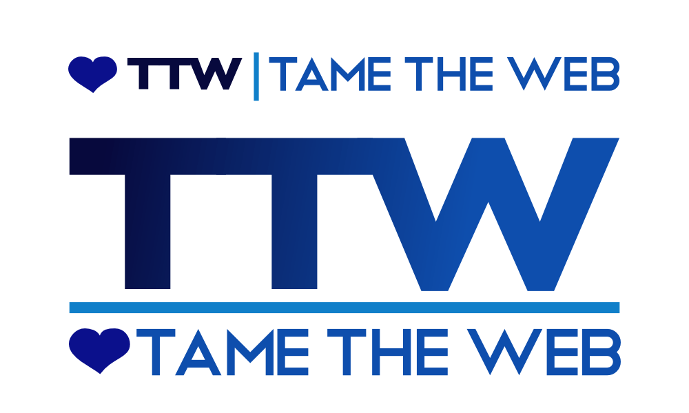TTW Logo - 32 of 365: Designing a logo for Tame the Web with Michael Stephens ...