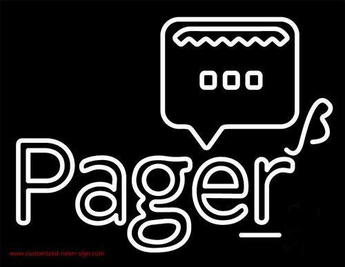 Pager Logo - Pagers Neon Sign - NeonSignsinUS -- get every neon from here !