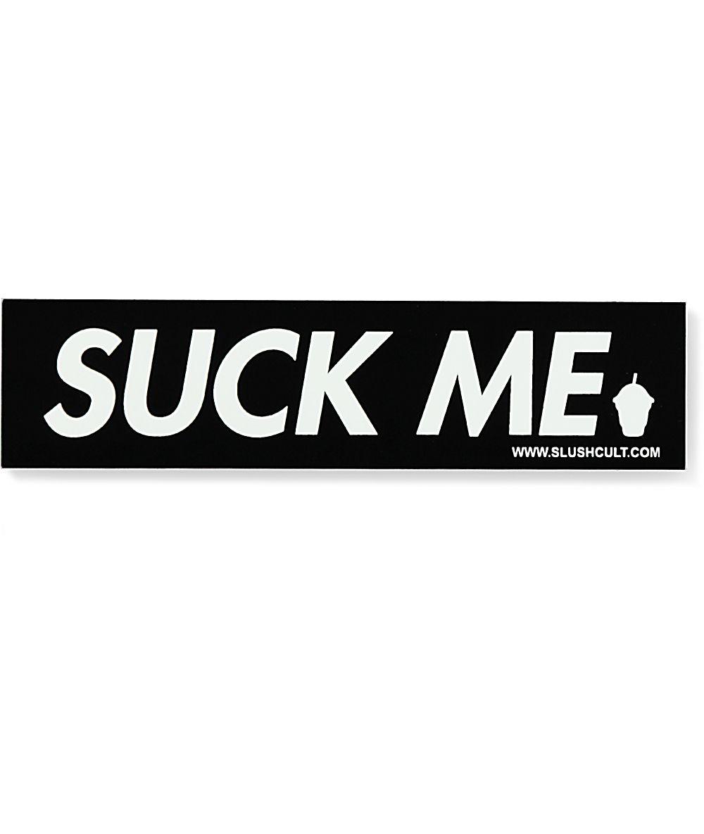 Slurpee Logo - Slushcult Suck Me Logo Sticker