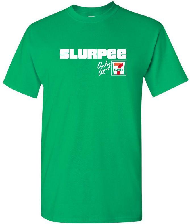 Slurpee Logo - Slurpee Drinker 7-Eleven Logo Fan Tshirt | Homegirl | Sleeves, Beer ...