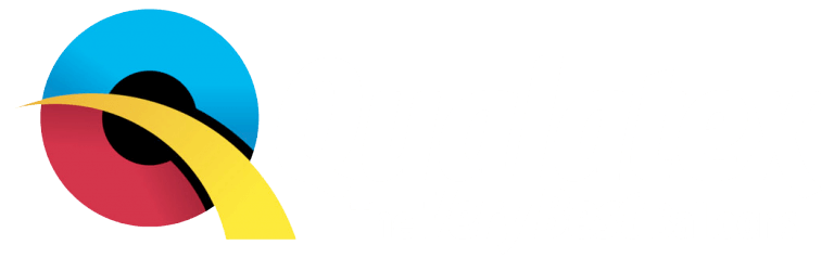 Qualatex Logo - Logo Qualatex Landscape White Stop Party Shop