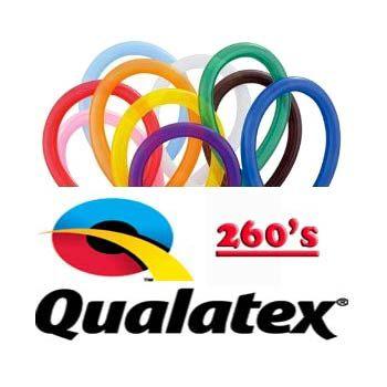 Qualatex Logo - Balloons- Qualatex 260 for Sculptures (Pack of 50)