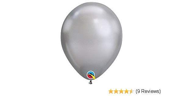 Qualatex Logo - Qualatex Silver Chrome Metallic 11 Inch Latex Balloons 25 Count