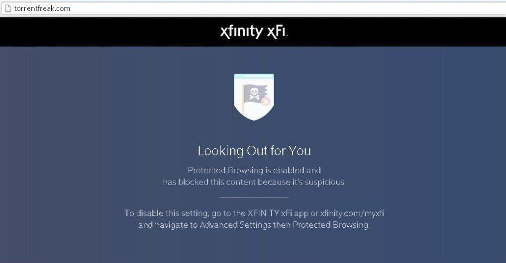 TorrentFreak Logo - Comcast's Protected Browsing Blocks TorrentFreak as Suspicious