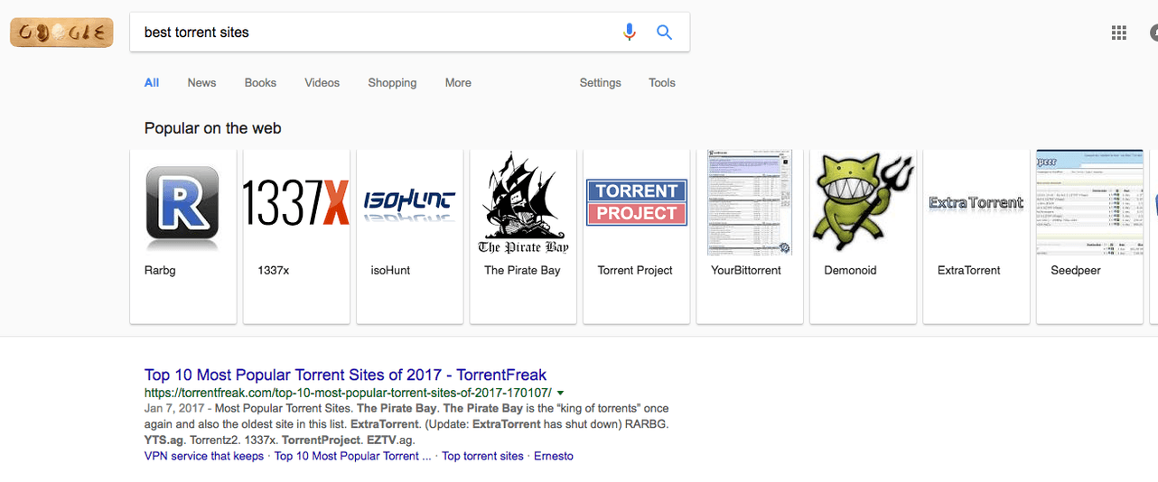 TorrentFreak Logo - Google is promoting torrent sites in search results