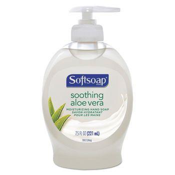 Softsoap Logo - Moisturizing Hand Soap, Aloe, 7.5 oz Bottle, 6/Carton