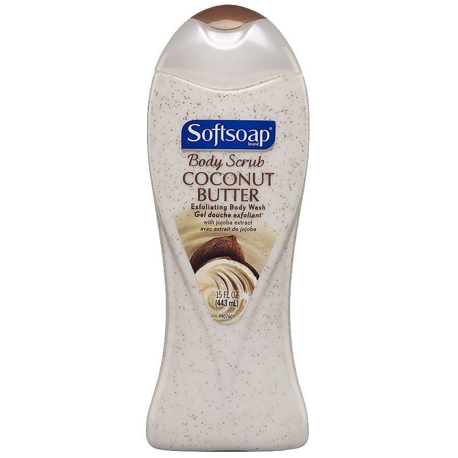 Softsoap Logo - Softsoap Body Scrub Coconut & Jojoba Butter