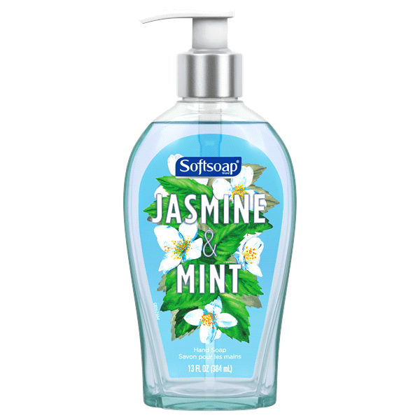 Softsoap Logo - Softsoap Liquid Hand Soap, Jasmine and Mint - 13 fluid ounce