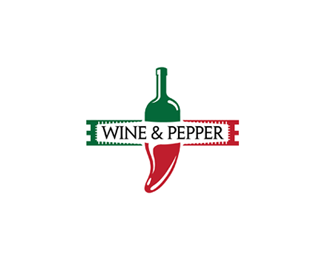 Pepper Logo - Wine & Pepper Designed by revotype | BrandCrowd
