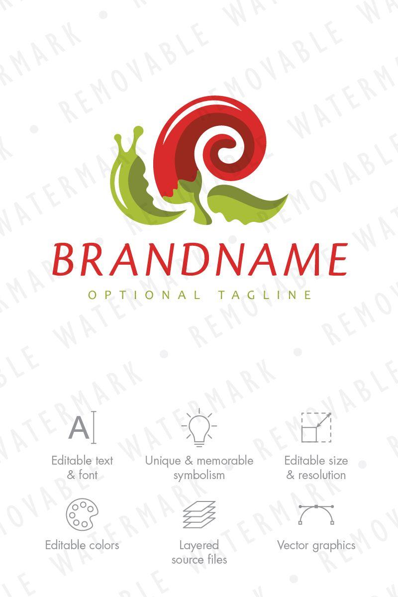 Pepper Logo - Chili Pepper Snail Logo Template #68623