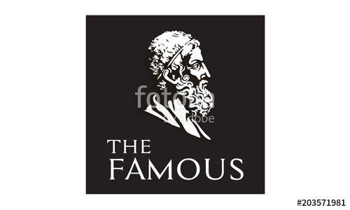 Philosopher Logo - Philosopher Face / Head Statue Stock Image And Royalty Free Vector