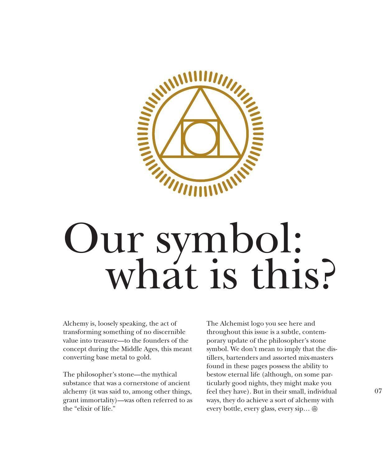 Philosopher Logo - The Alchemist – Winter 2015 | Logo | Alchemist, Philosophers stone ...