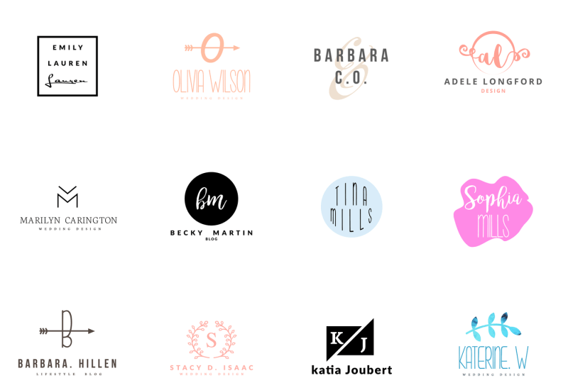 Feminine Logo - Feminine Logo Templates By Graphic Dash