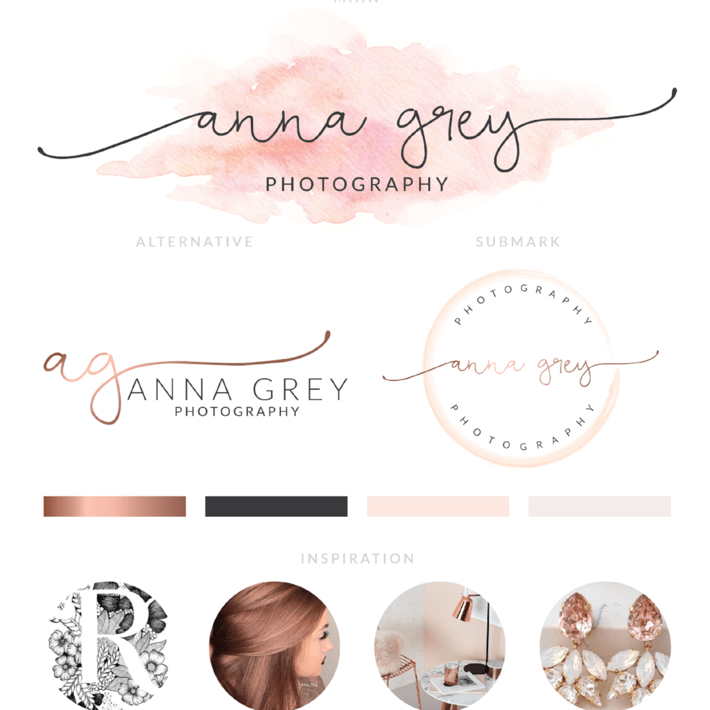 Feminine Logo - Anna Grey Kit