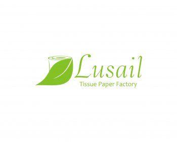 Tissue Logo - Lusail tissue paper factory Logo Design