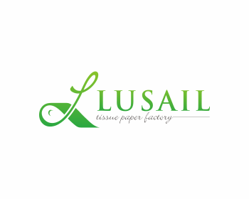 Tissue Logo - Lusail tissue paper factory Logo Design