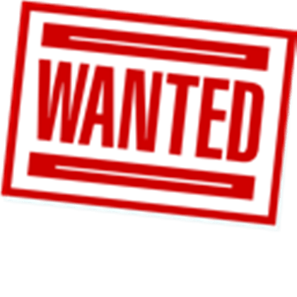 Wanted Logo - wanted logo (first 1) - Roblox