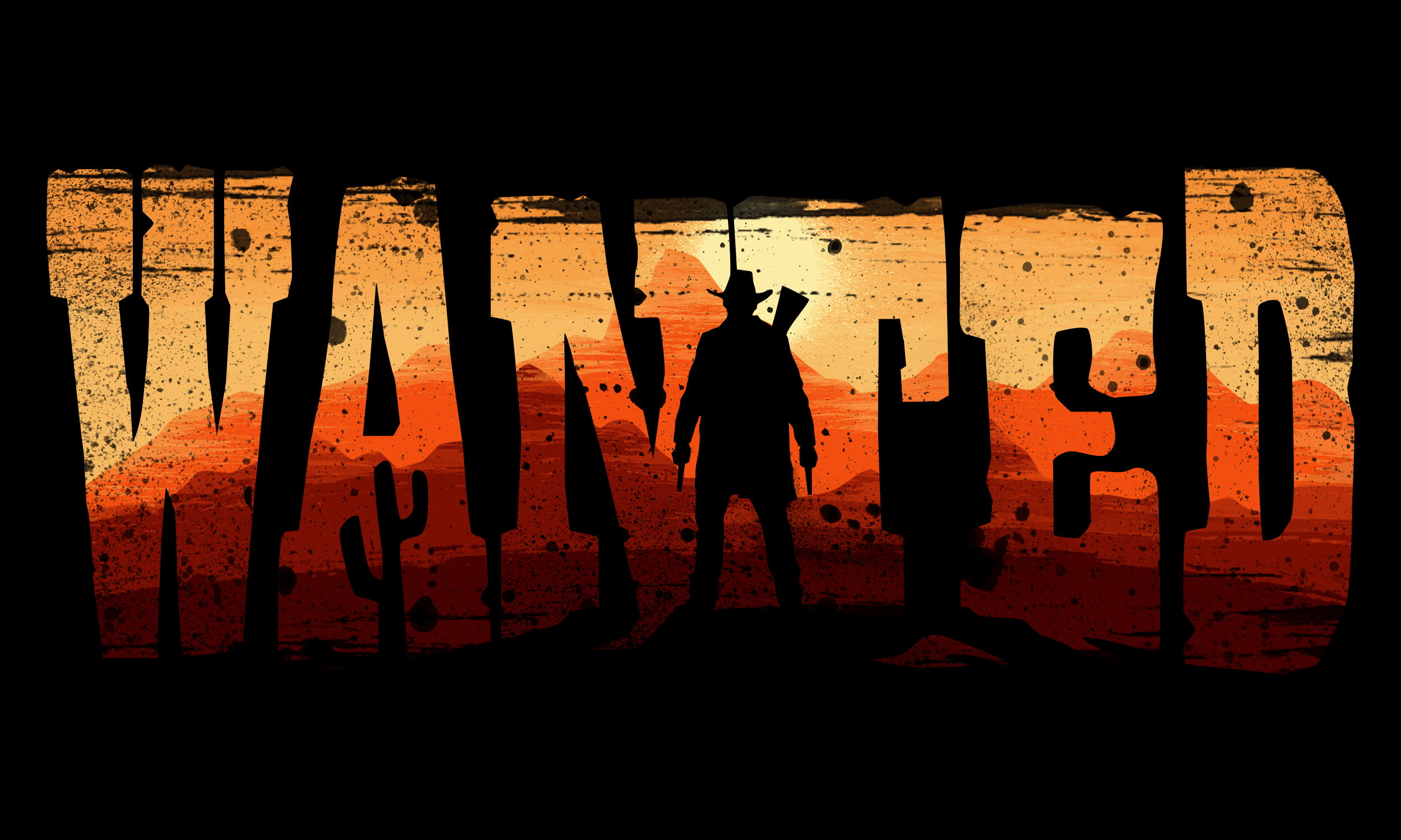 Wanted Logo - WANTED. Wild West Monster Hunt Battle Royale. Testers Wanted!