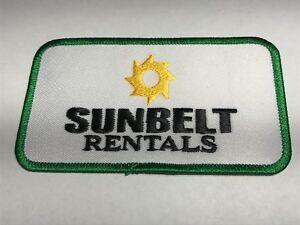 Sunbelt Logo - Details about Sunbelt Rentals Construction Company Equipment Commercial  Logo Uniform Patch F