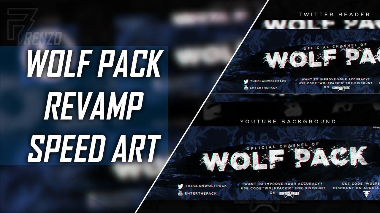 Wprc Logo - Wolf Pack (EnterThePack) Social Media Revamp Speed Art #wPRC